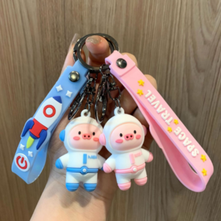 Móc Khoá Phi Hành Gia Hình Heo