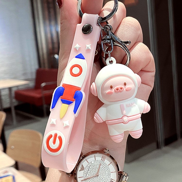 Móc Khoá Không Gian Vũ Trụ Heo Đất