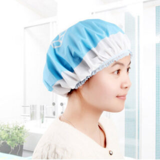 Nón Tắm Trùm Đầu Trang Điểm Rửa Mặt Tiện Lợi Hình Thú