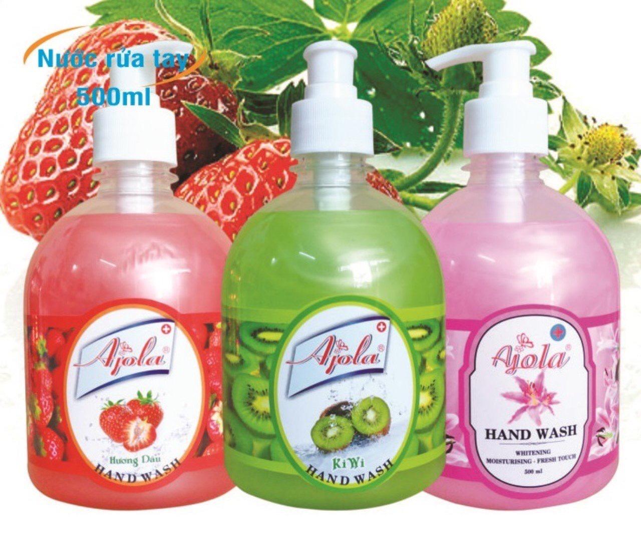 Nước Rửa Tay Hương Trái Cây Ajola 500Ml Nước Rửa Tay Hương Trái Cây Ajola 500Ml