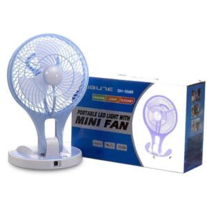 Quạt Sạc Điện Có Đèn Led 5580 Siêu Mát