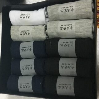 Set 10 Đôi Vớ KaffDare Cổ Ngắn Khử Mùi Hôi Chân Hàng Xuất Nhật Có Hộp Sang Trọng