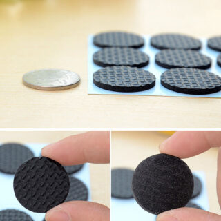 Set 4 Miếng Lót Tròn Size 4cm Kê Chân Bàn Ghế Giường Tủ