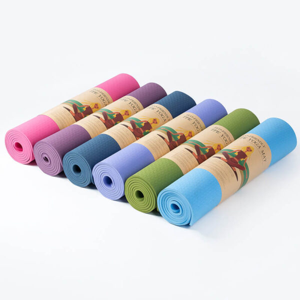 Thảm Tập Yoga TPE  Dày 8 Ly 61x183cm Tiện Lợi