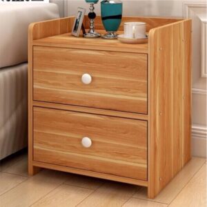 Tủ Để Đầu Giường 2 Tầng Bằng Gỗ Có Ngăn Kéo