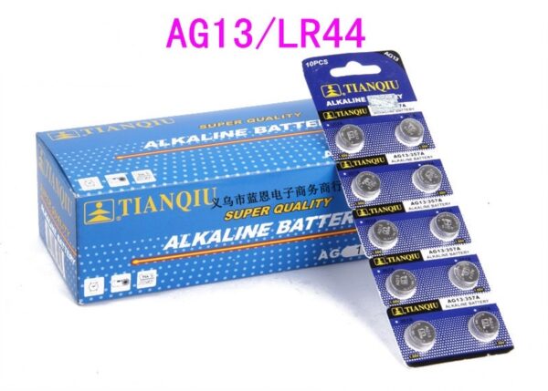 Vỉ 10 Viên Pin AG13/LR44H/357A Tianqiu 1.5v