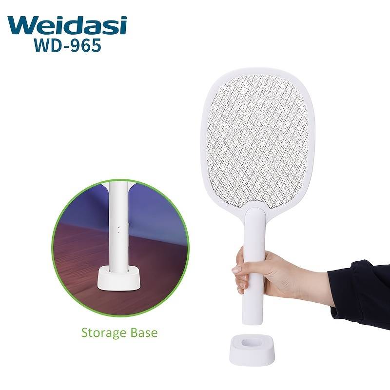 Vợt Bắt Muỗi Không Dây WD-965 Sạc Usb Có Đèn Led Bắt Muỗi