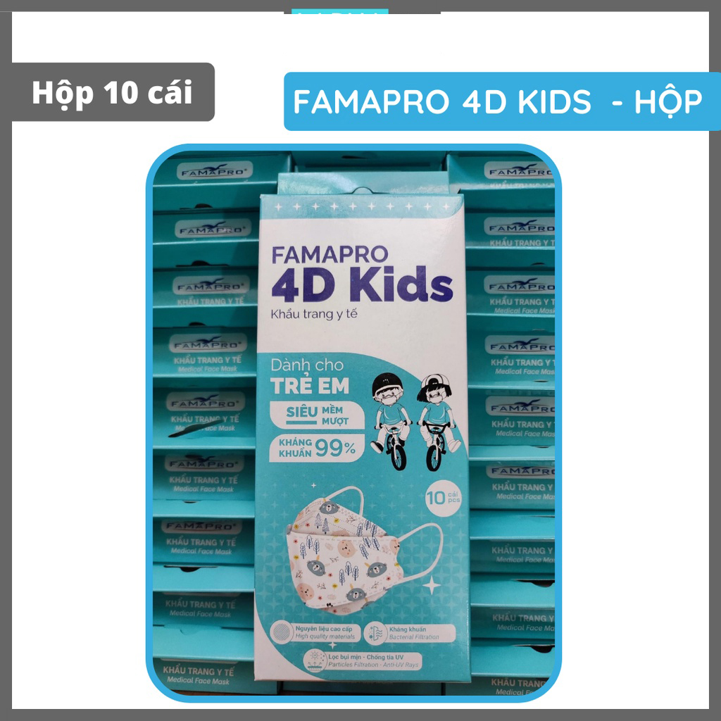 Khẩu Trang 4D Kid Famapro Khẩu Trang 4D Kid Famapro