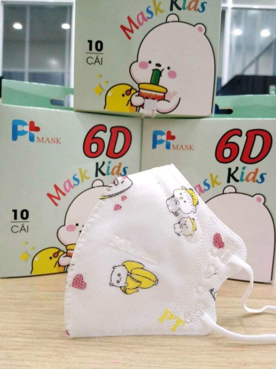 Khẩu Trang 6D Trẻ Em Pt