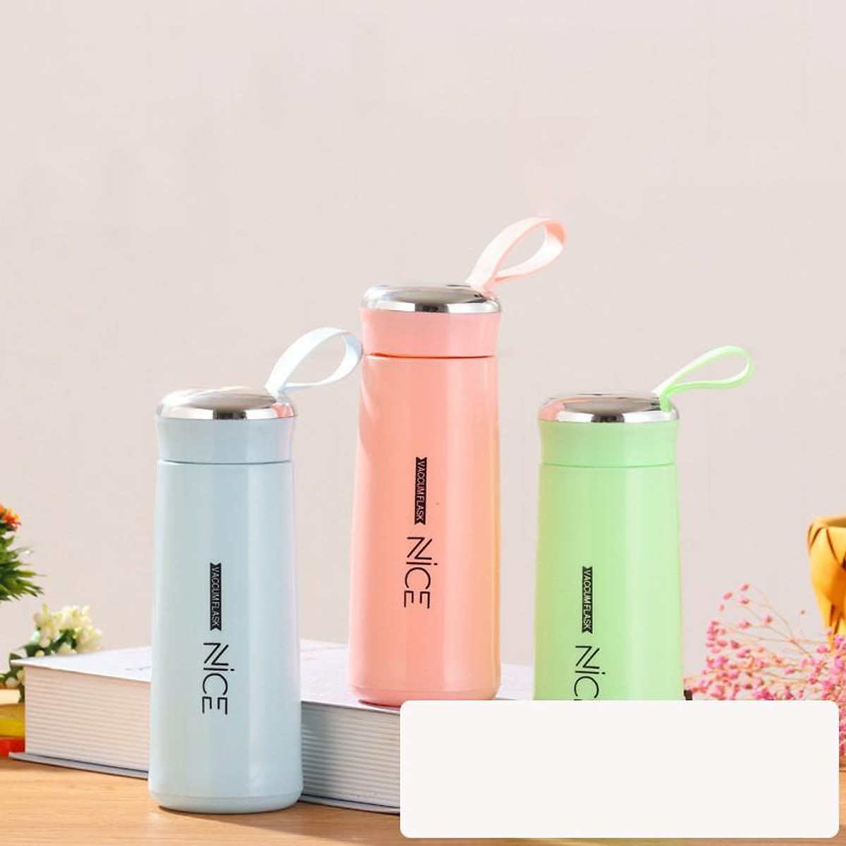 Bình Nice: Bình Giữ Nhiệt Nice Lõi Thủy Tinh 450Ml