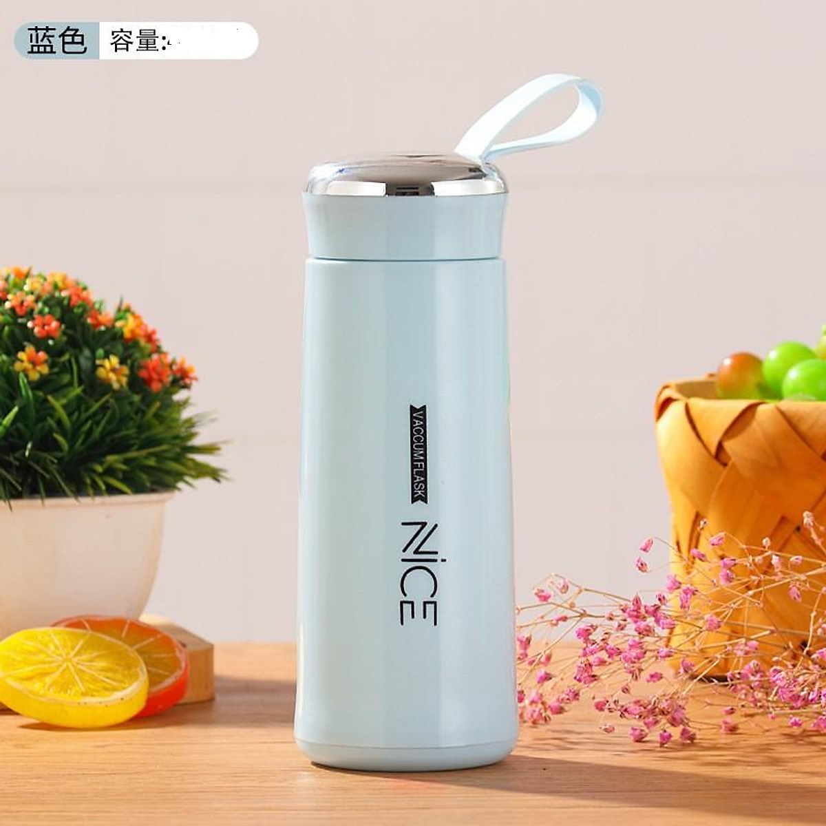 Bình Nice: Bình Giữ Nhiệt Nice Lõi Thủy Tinh 450Ml