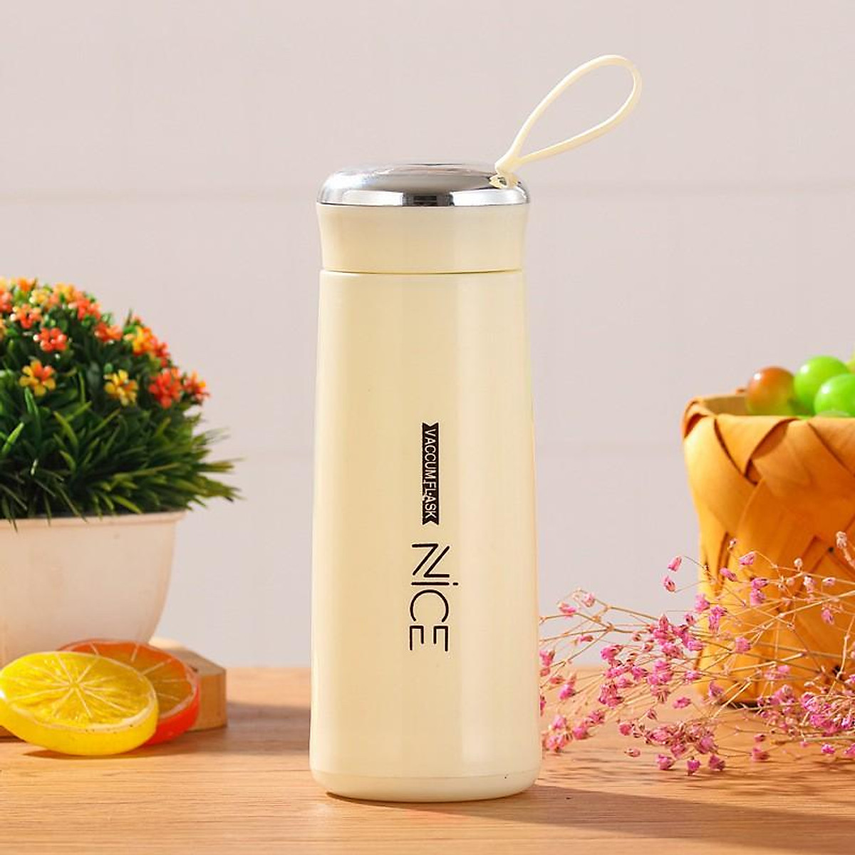 Bình Nice: Bình Giữ Nhiệt Nice Lõi Thủy Tinh 450Ml