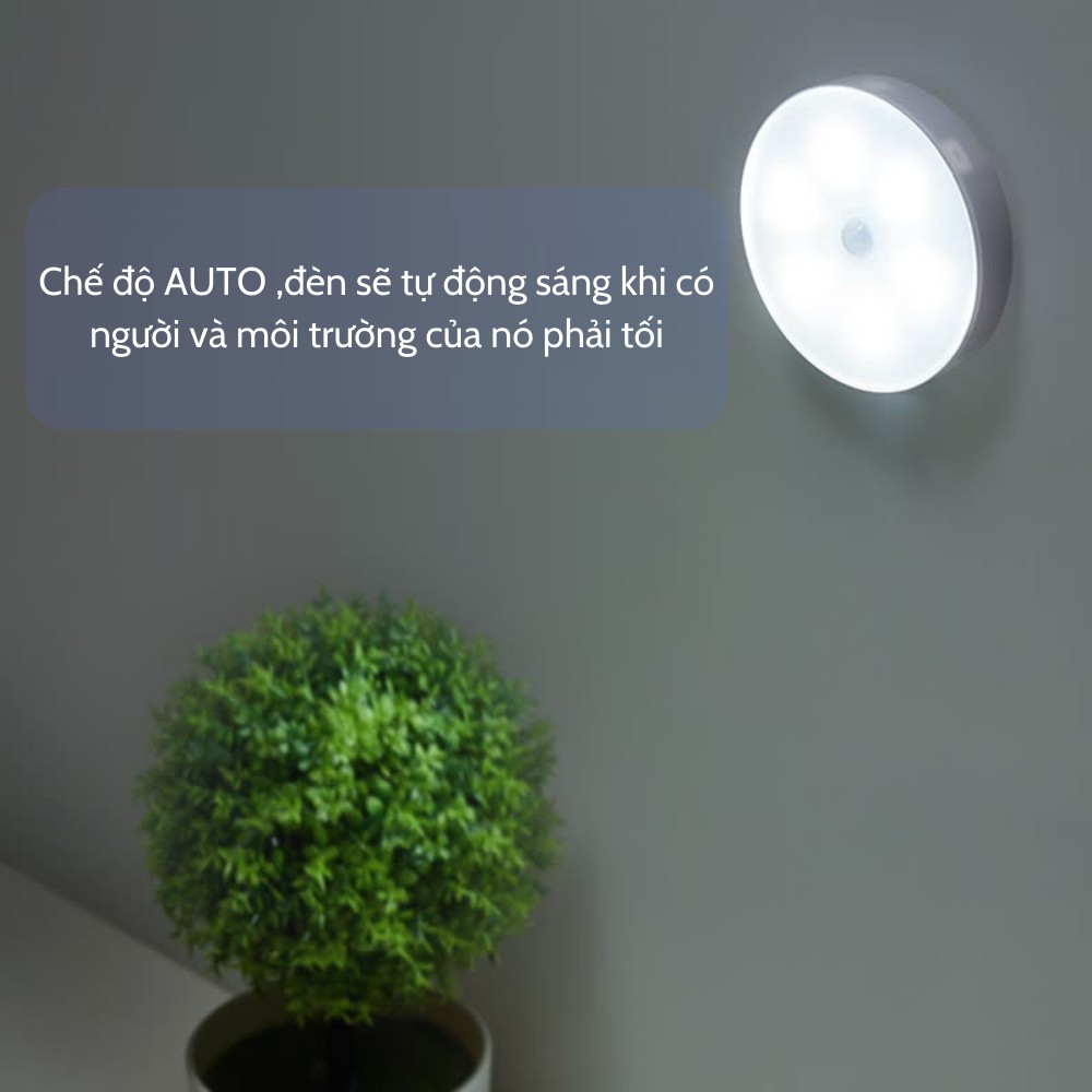 Đèn Ngủ Tròn Dán Tường Đèn Ngủ Tròn Dán Tường