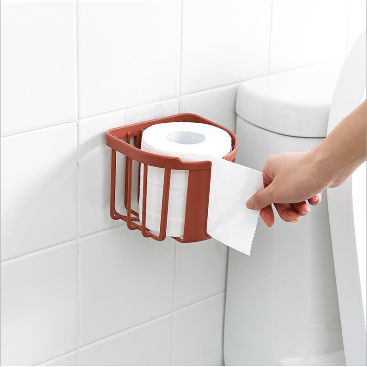 Giá Kệ Treo Cuộn Giấy Vệ Sinh Gắn Tường Bằng Nhựa Tiện Dụng Hình Chữ V Tròn Giá Kệ Treo Cuộn Giấy Vệ Sinh Gắn Tường Bằng Nhựa Tiện Dụng Hình Chữ V Tròn