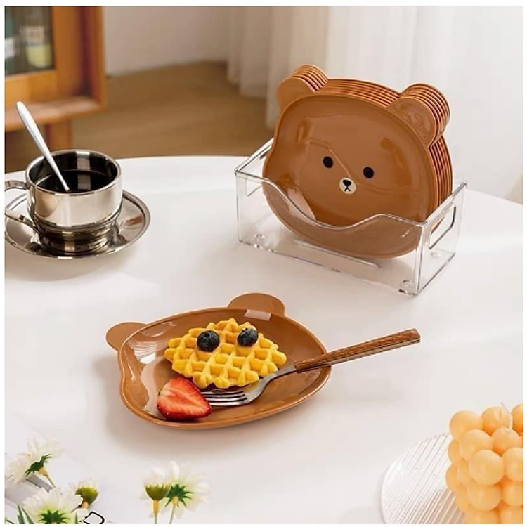 Sét 8 Dĩa Hình Gấu
