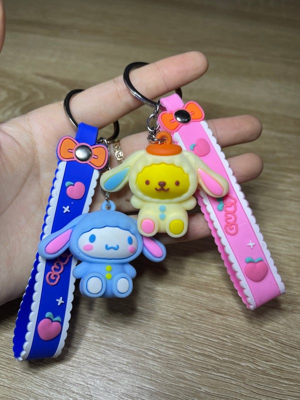 Móc Khoá Hình Thú Tai Thỏ Dễ Thương Thời Trang Độc Lạ