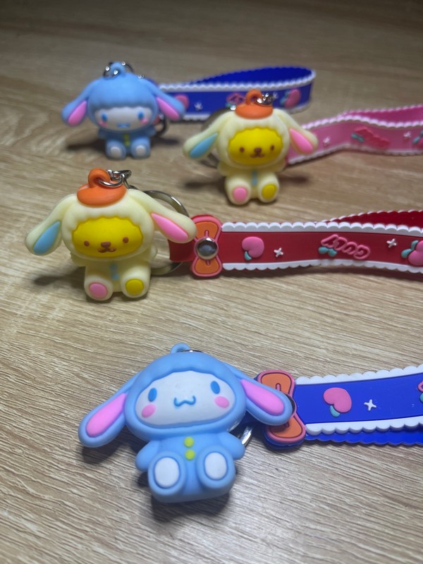 Móc Khoá Hình Thú Tai Thỏ Dễ Thương Thời Trang Độc Lạ