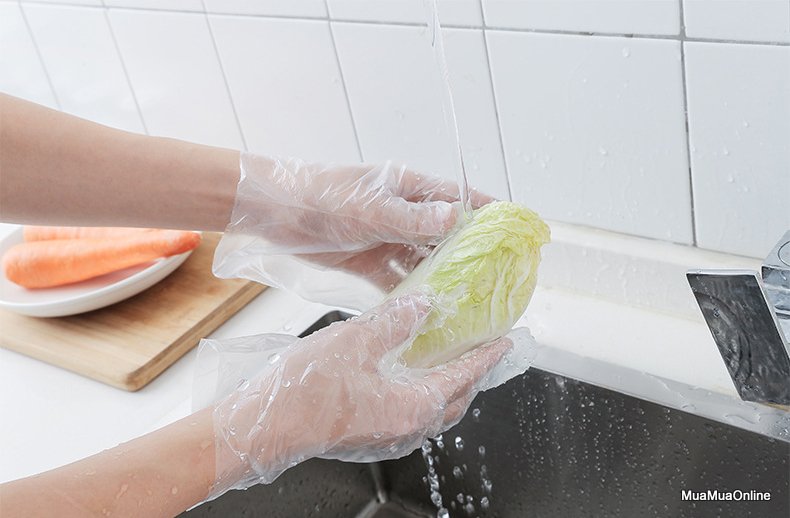 Găng Tay Nilon Tiện Lợi (100 Cái)