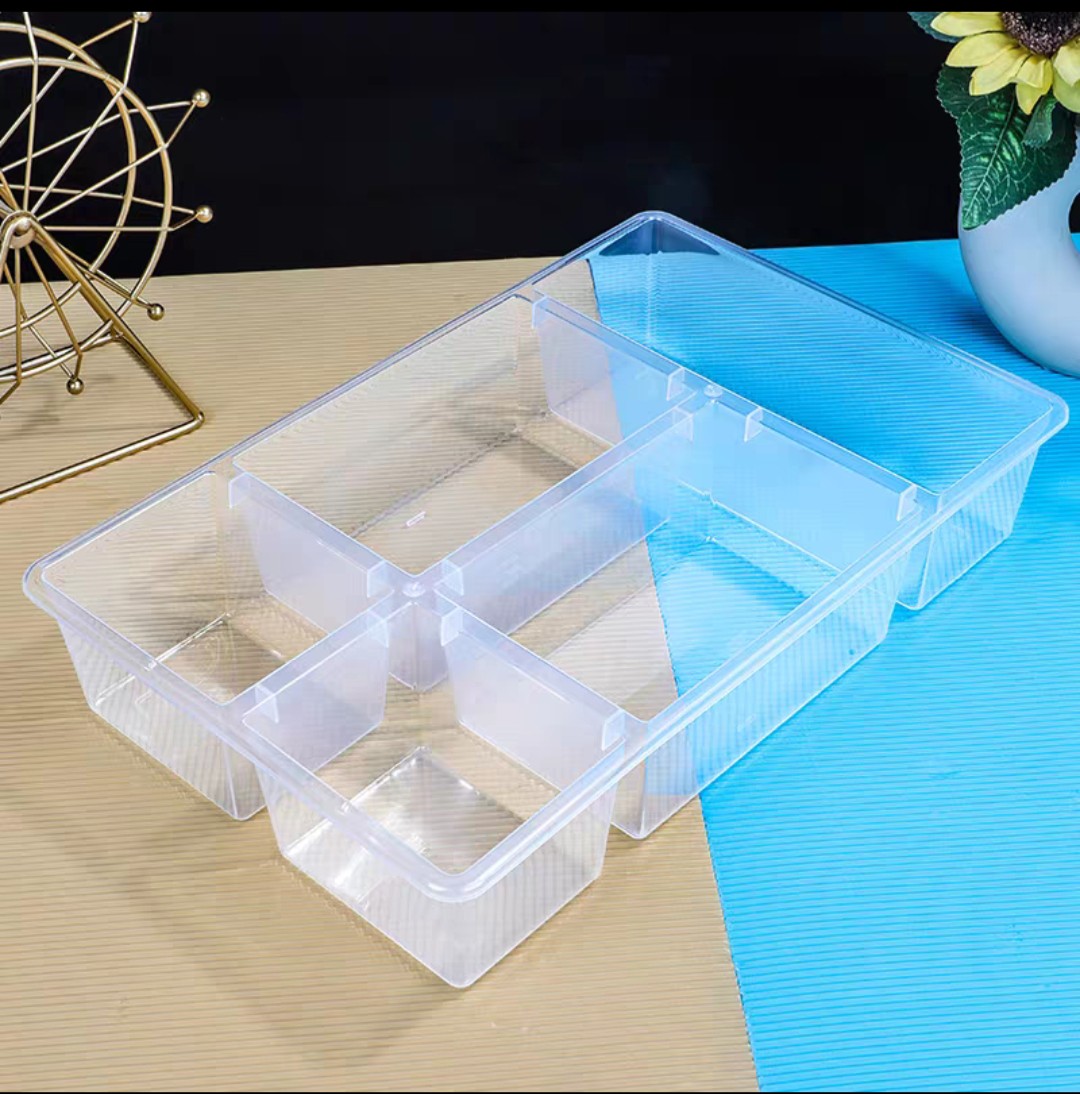 Hộp Nhựa Đựng Đồ Ăn Vật Dụng 5 Ngăn Cao Cấp