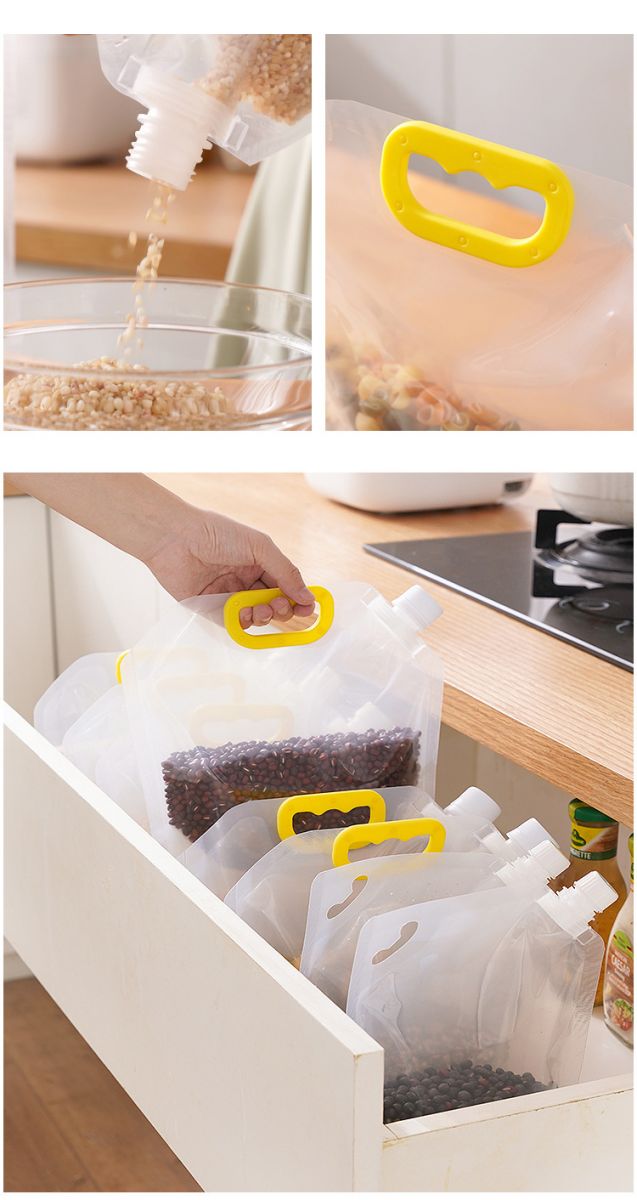 Túi Đụng Thực Phẩm Có Nắp Chống Ẩm Tiện Dung Túi Đụng Thực Phẩm Có Nắp Chống Ẩm Tiện Dung