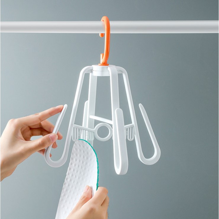Móc Phơi Dép Giày 4 Móc Gấp Gọn Tiện Dụng Móc Phơi Dép Giày 4 Móc Gấp Gọn Tiện Dụng