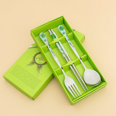 Bộ Đũa Muỗng Nĩa Hoa Văn