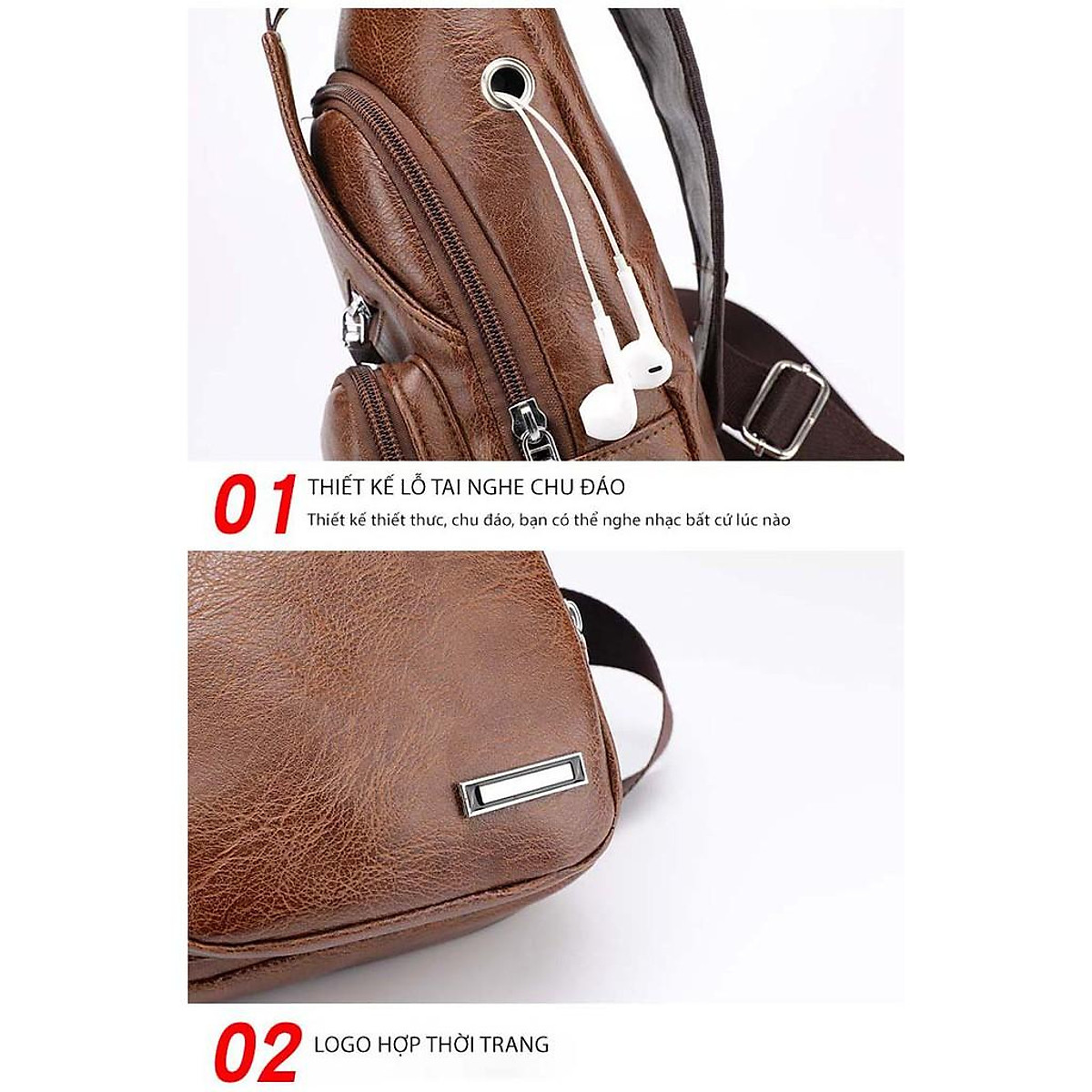 Túi Đeo Chéo Bằng Da Cao Cấp Túi Đeo Chéo Bằng Da Cao Cấp