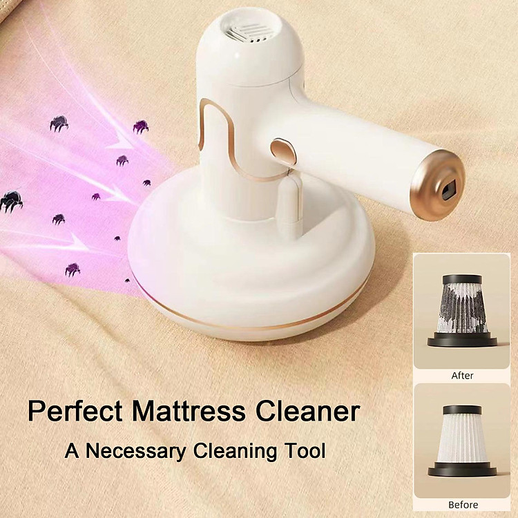 Máy Hút Bụi Giường Nệm 2In1 Diệt Khuẩn Không Dây