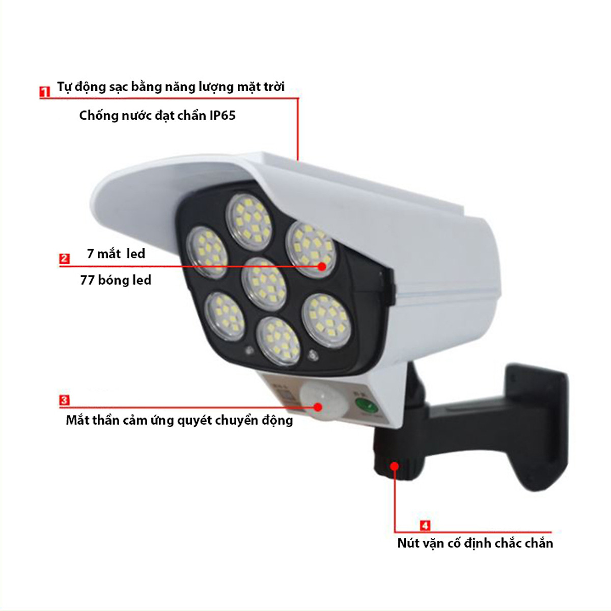 Đèn Cảm Biến Hình Camera