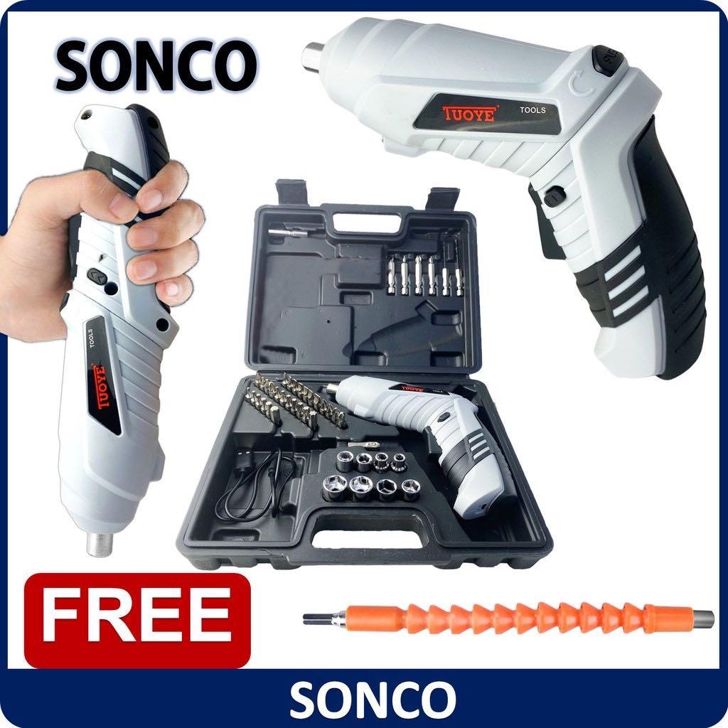 Bộ Máy Khoan Pin Tuoye Cầm Tay 45 Chi Tiết Đa Năng Bộ Máy Khoan Pin Tuoye Cầm Tay 45 Chi Tiết Đa Năng