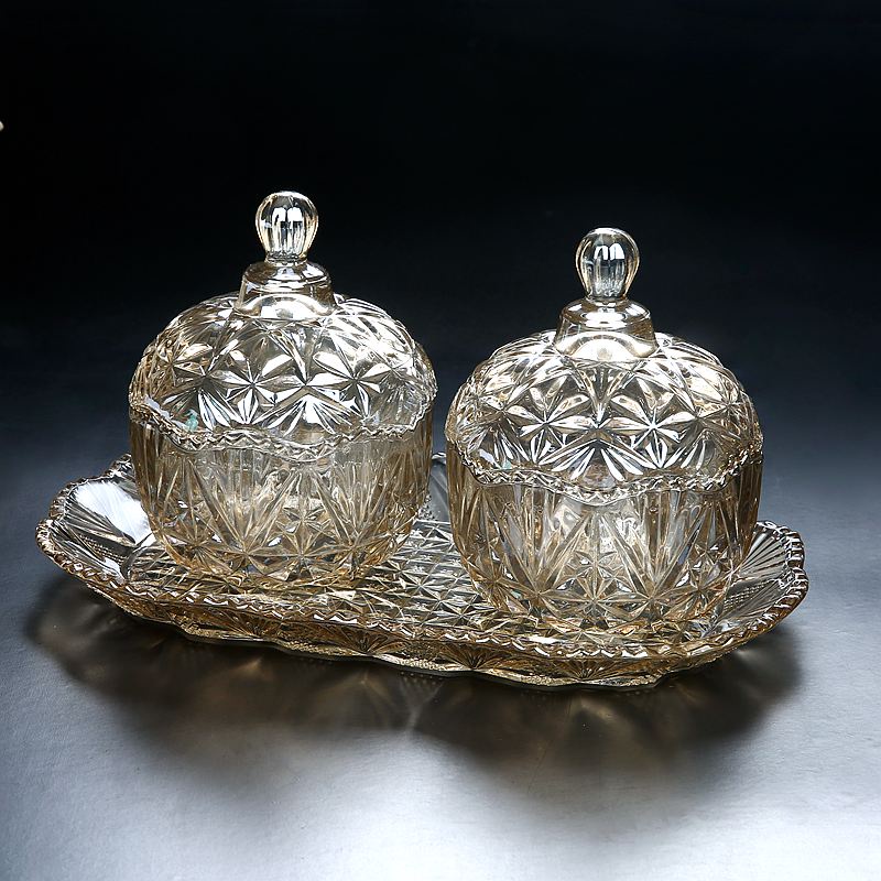 Hủ Thuỷ Tinh Đựng Hạt Dưa, Mứt 10.5Cm