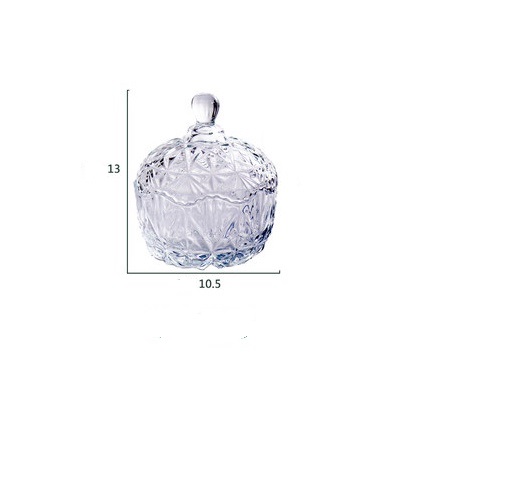 Hủ Thuỷ Tinh Đựng Hạt Dưa, Mứt 10.5Cm