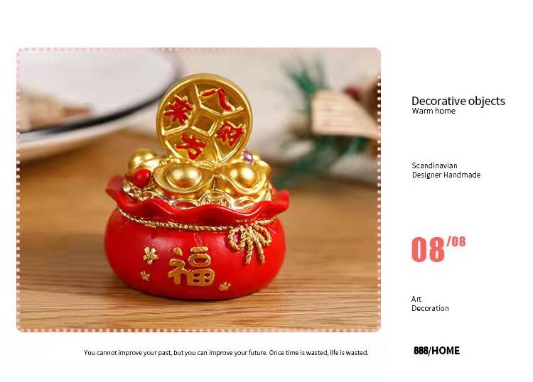 Túi Tài Lộc Tráng Trí 5X5.8Cm