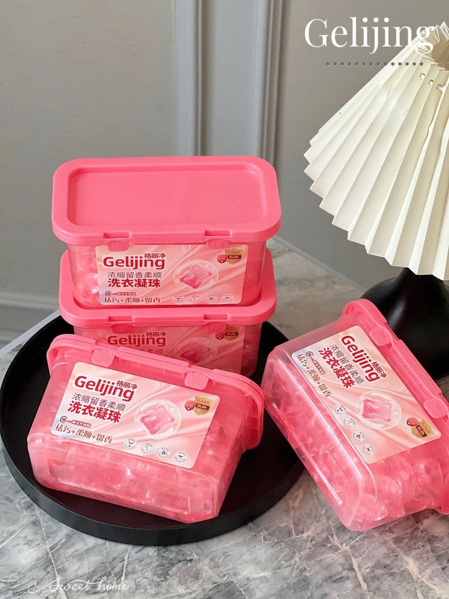 Viên Giặt Quần Áo Cô Đặc 2In1 Hương Hoa Anh Đào