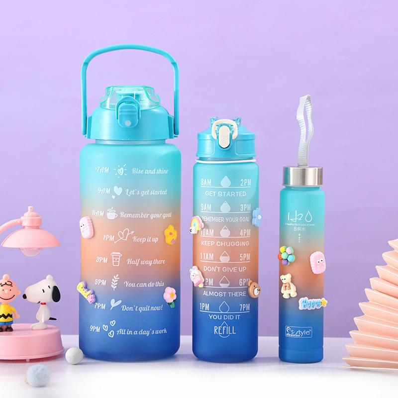 Combo 3 Bình Nước Tiện Dụng Dễ Thương Đáng Yêu Không Kèm Sticker Combo 3 Bình Nước Tiện Dụng Dễ Thương Đáng Yêu Không Kèm Sticker