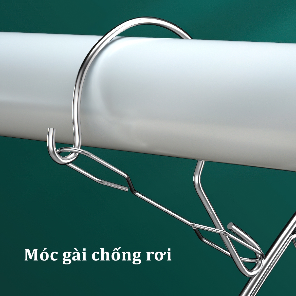 Móc Kẹp Inox: Móc Kẹp Quần Áo Tất Vớ Toàn Bộ Bằng Inox (T180) (Cái) Móc Kẹp Inox: Móc Kẹp Quần Áo Tất Vớ Toàn Bộ Bằng Inox (T180) (Cái)