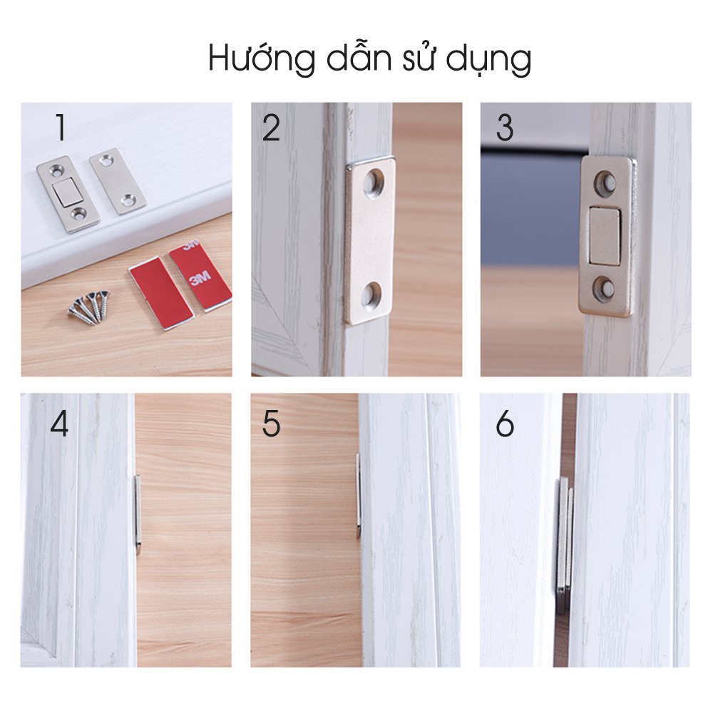 Bộ Nam Châm Đóng Chốt Cửa Tự Động Bộ Nam Châm Đóng Chốt Cửa Tự Động