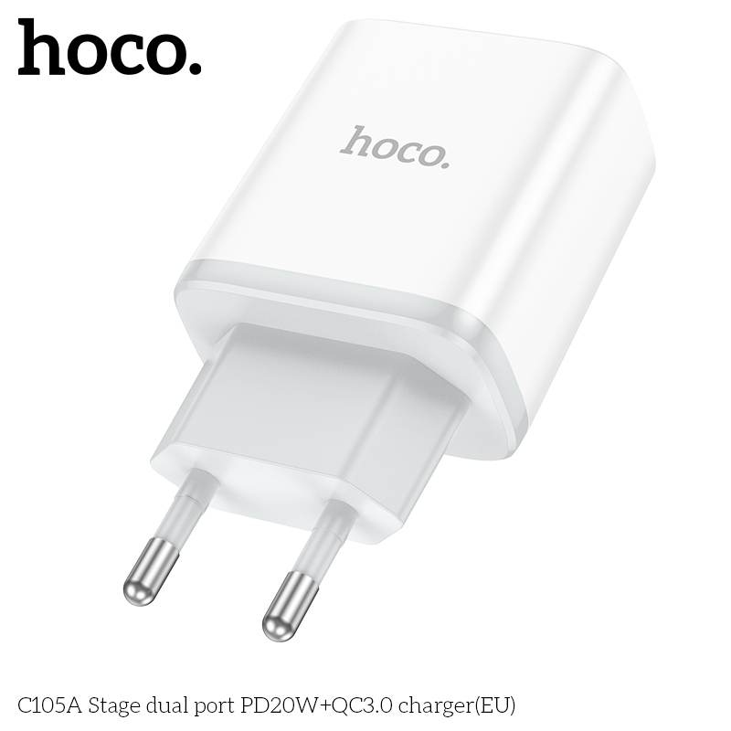 Cóc Sạc C105A Pd20W+Qc3.0 Hàng Chính Hãng Hoco Cóc Sạc C105A Pd20W+Qc3.0 Hàng Chính Hãng Hoco