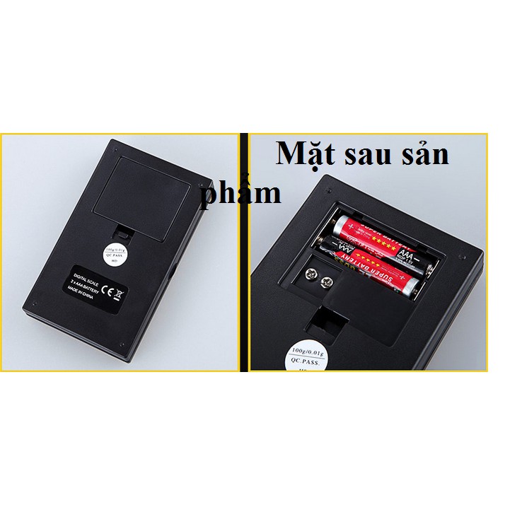 Cân Tiêu Ly Mini Đo Trang Sức P258 500G / 0,1G Tiện Dụng