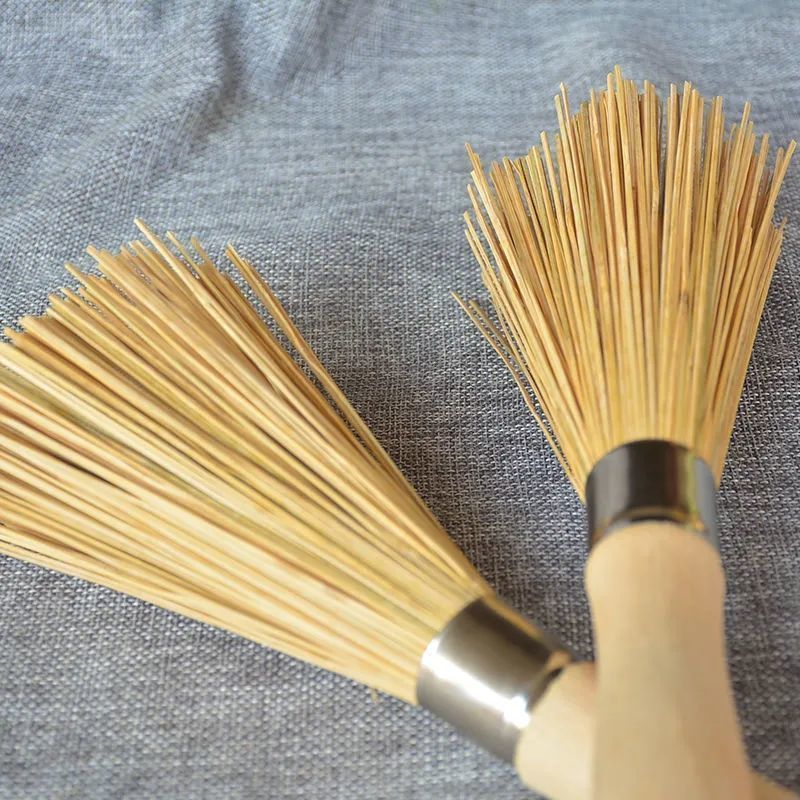 Dụng Cụ Rửa Chảo Bằng Tre Chuyên Dùng Cọ Chà Rửa Nồi, Chảo Siêu Sạch, Siêu Nhanh
