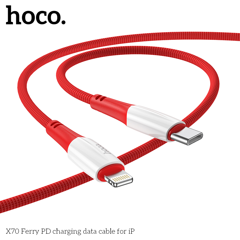 Cáp Sạc X70 Pd Type C To Lightning Dây Dài 1M Cáp Sạc X70 Pd Type C To Lightning Dây Dài 1M