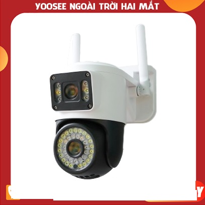 Camera Ptz Yoosee Ngoài Trời 2In1 Xem Đêm Có Màu, Hỗ Trợ Đàm Thoại 2 Chiều