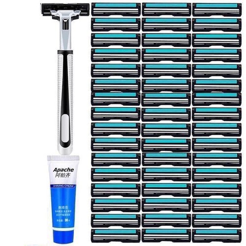 Sét Dao Cạo Râu GIIULLE Kèm Kem Cạo Râu Sét Dao Cạo Râu GIIULLE Kèm Kem Cạo Râu
