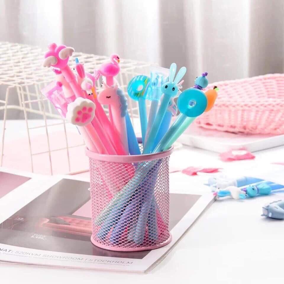 Combo 20 Cây Bút Kèm Túi Đựng Siêu Dễ Thương Kute