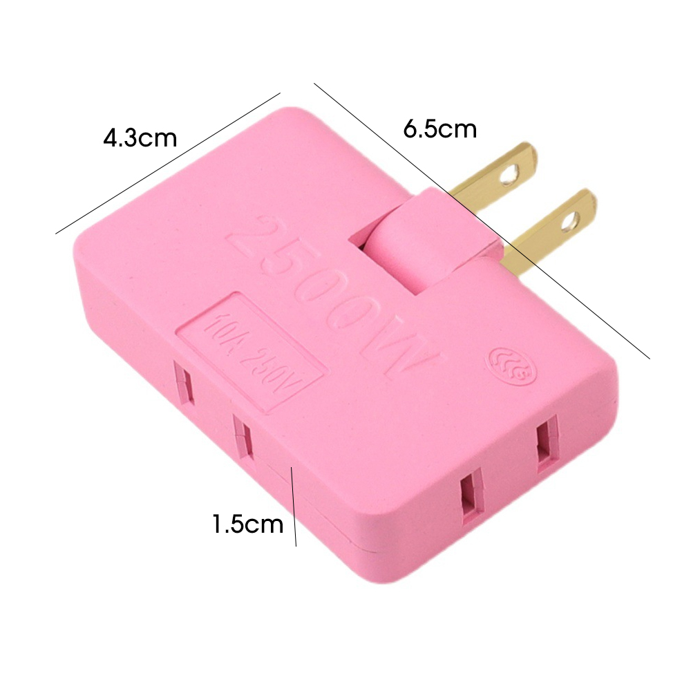 Bộ Cắm Điện Đa Năng Chuyển Đổi Chia 3, Xoay 180 Độ