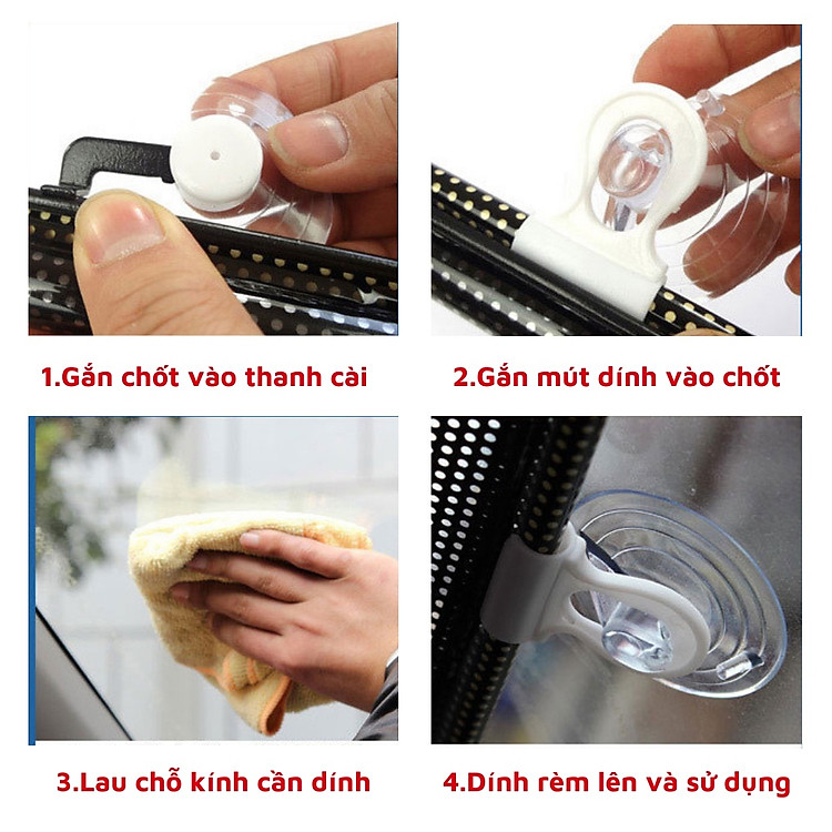 Rèm Cửa Che Nắng Cuốn Đa Chức Năng 50 X 125Cm Tiện Dụng Rèm Cửa Che Nắng Cuốn Đa Chức Năng 50 X 125Cm Tiện Dụng