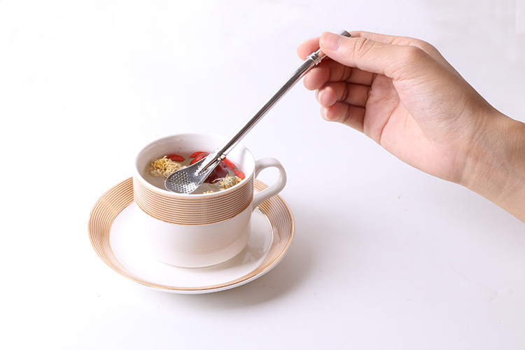 Ống Hút Kiêm Muỗng Inox