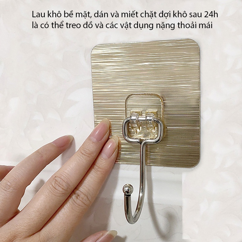 Móc Thép Dán Tường Treo Đồ Vật Đa Năng Tiện Dụng