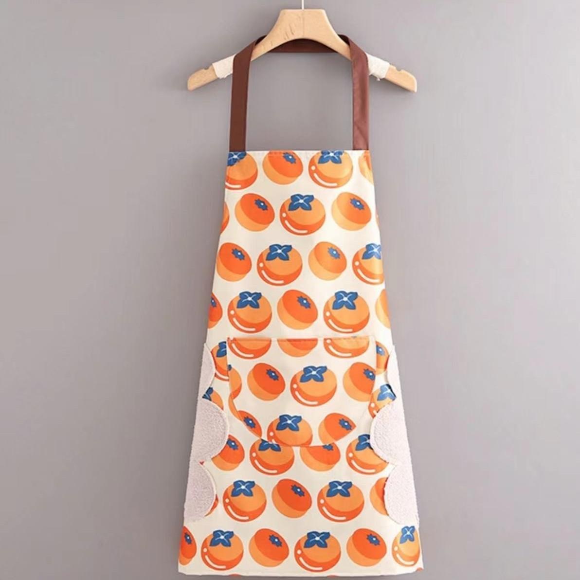 Tạp Dề Nhà Bếp Chống Thấm Hình Quả Cam Dễ Thương