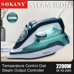 Bàn Ủi Hơi Nước Sokany 2093 2200W 300ML Cao Cấp